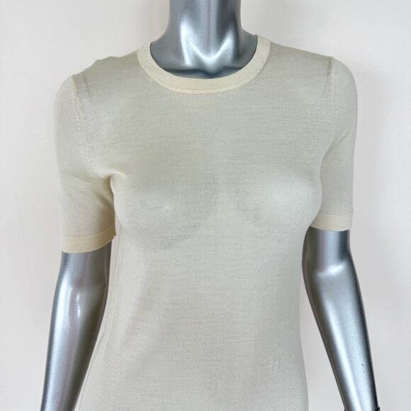 Gabriela Hearst women cashmere/silk beige top size S Retail 580$ - Picture 4 of 8